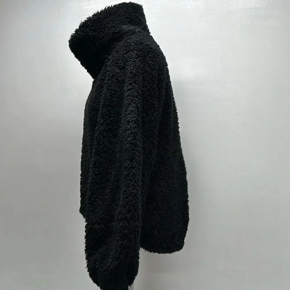 Lululemon Warmth Restore Sherpa Pullover Teddy Bear Jacket Black Size XS Small - Picture 9 of 14